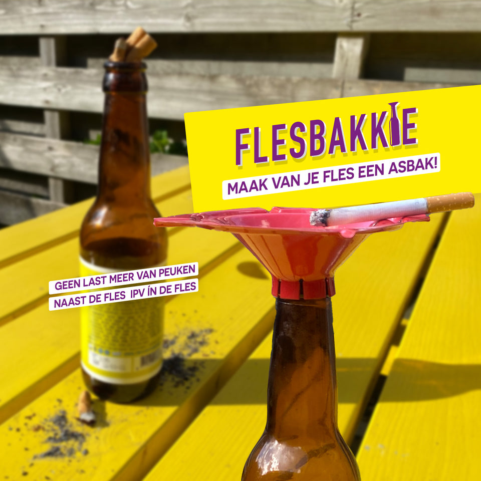 Asbak Gadget: Flesbakkie!