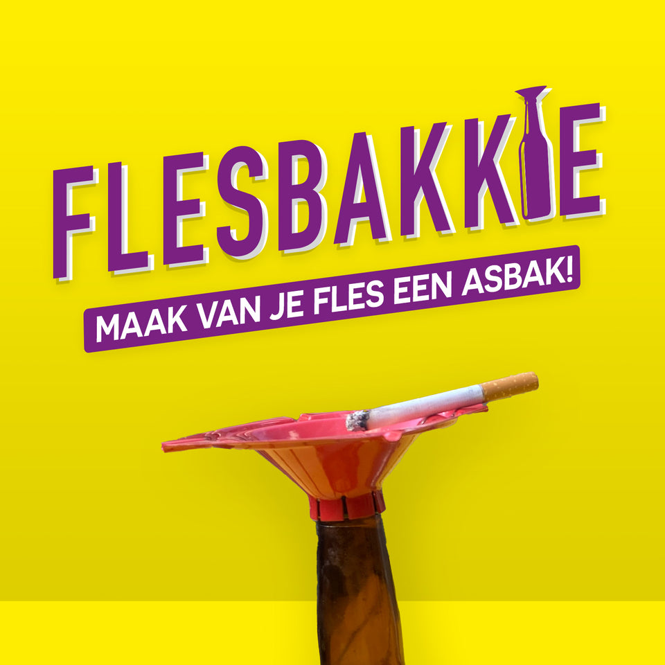 Asbak Gadget: Flesbakkie!