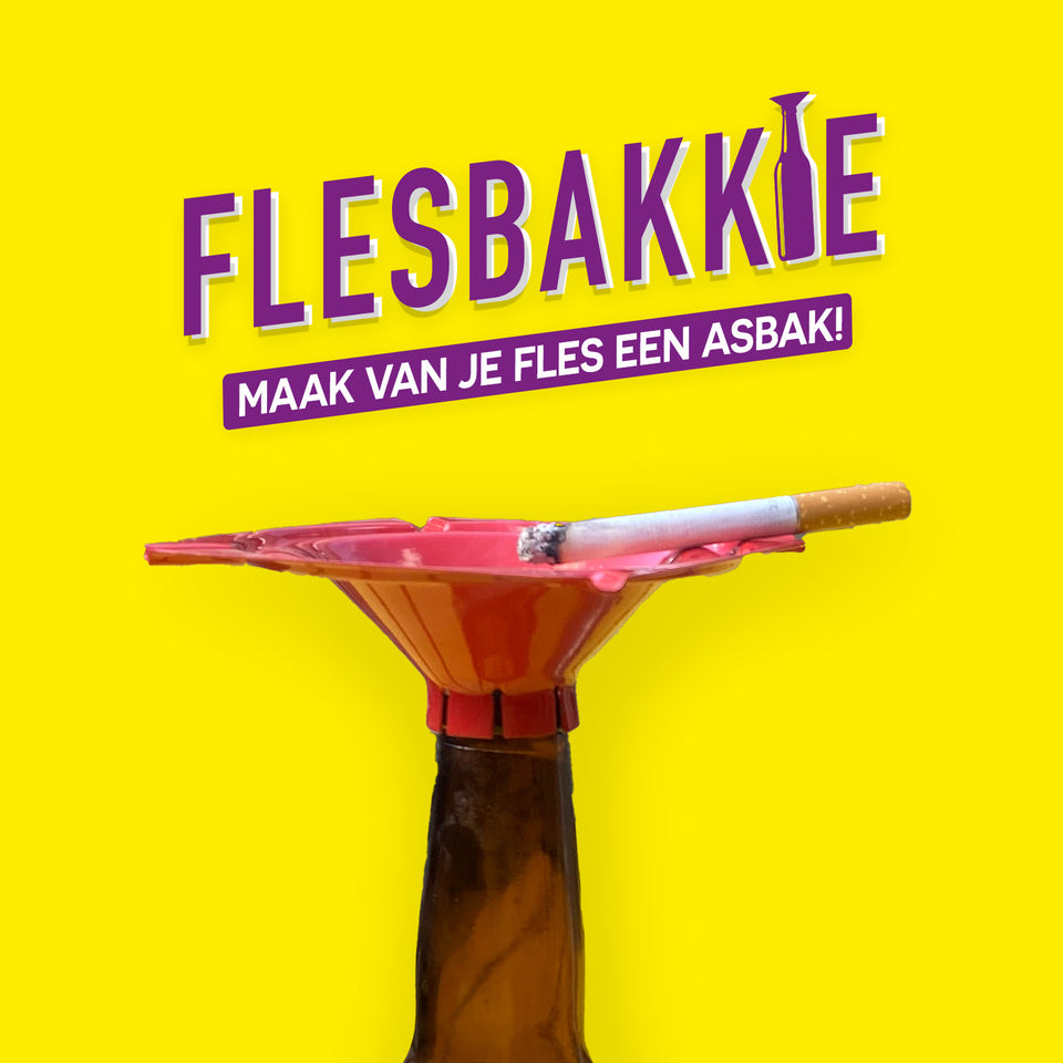 Asbak Gadget: Flesbakkie!