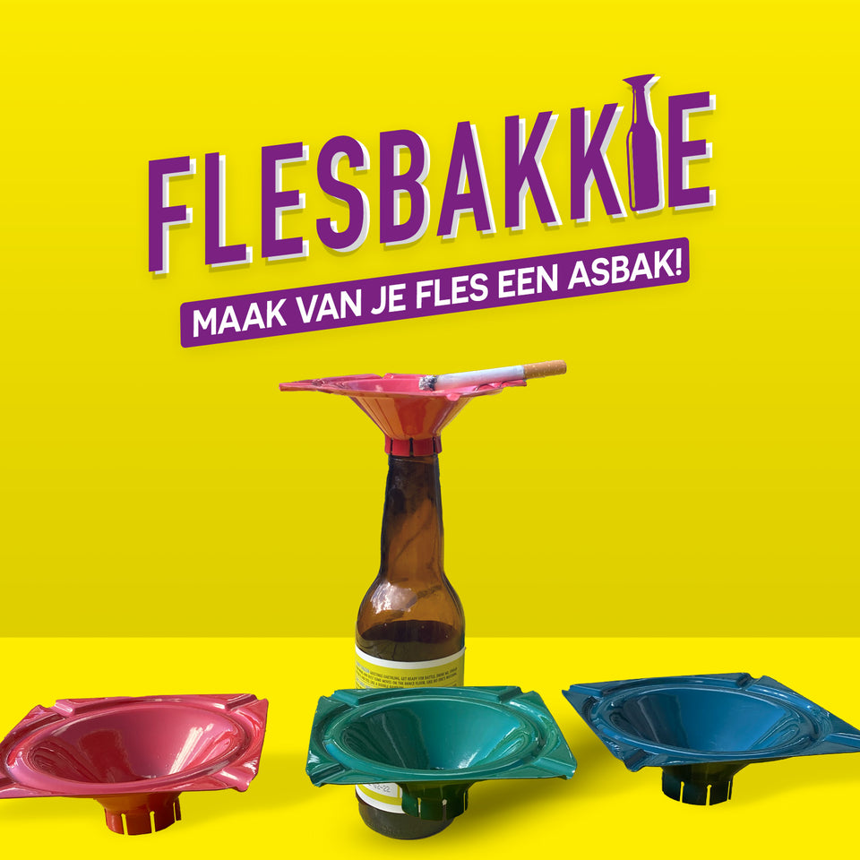 Asbak Gadget: Flesbakkie!