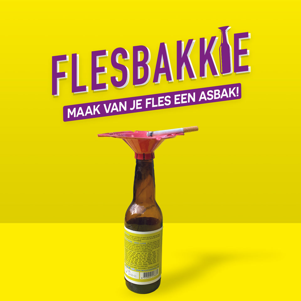 Asbak Gadget: Flesbakkie!