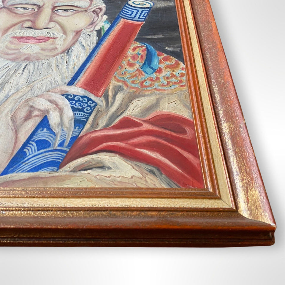 Lao Tzu - Large painting of Ancient Taoism philosopher