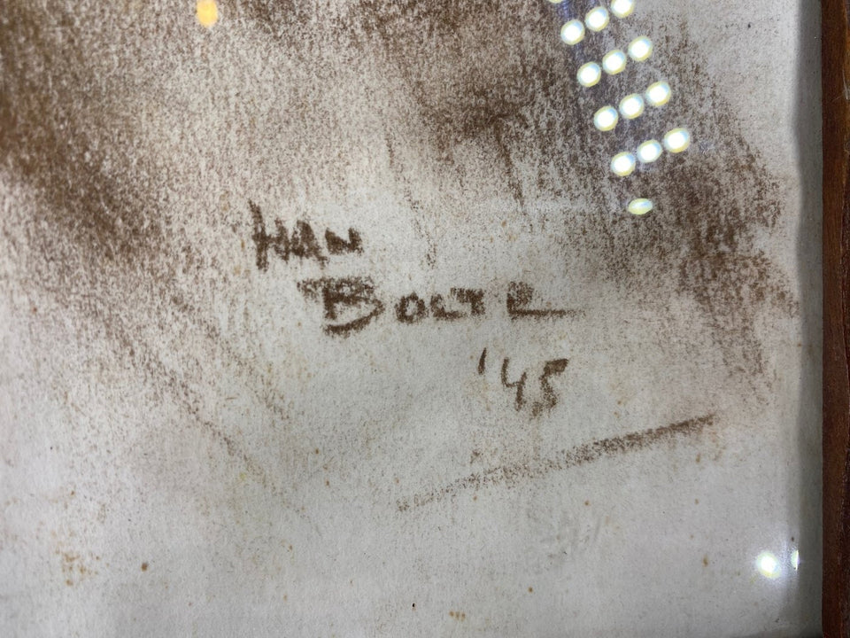 Portrait of Prince Bernhard of the Netherlands, at the end of the war in 1945