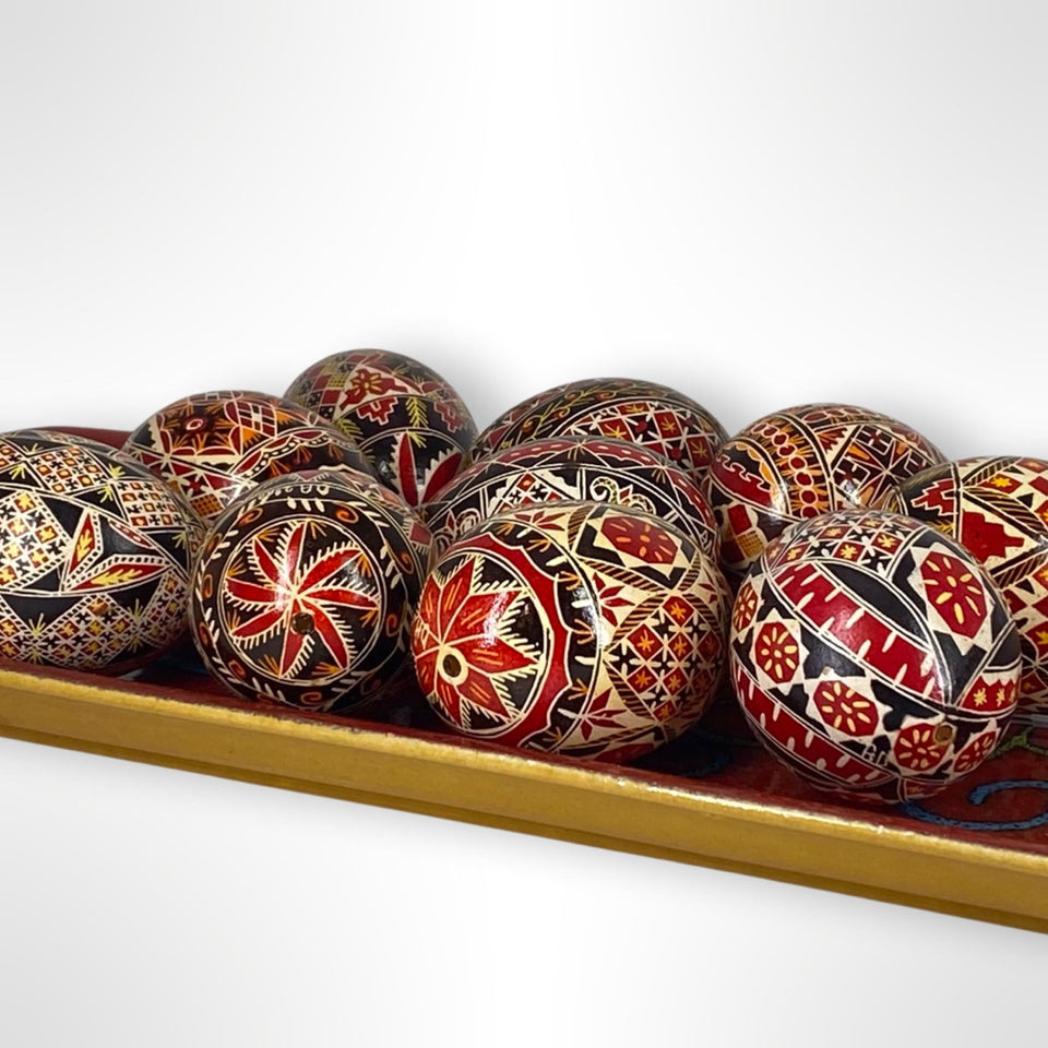 Unieke handgeschilderde Pysanky eieren - Reall eierschaal's hand beschilderd met hanger. - Bulkverkoopprijzen beschikbaar