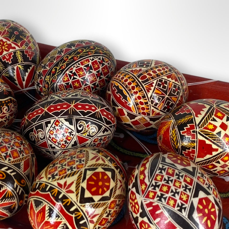 Unieke handgeschilderde Pysanky eieren - Reall eierschaal's hand beschilderd met hanger. - Bulkverkoopprijzen beschikbaar