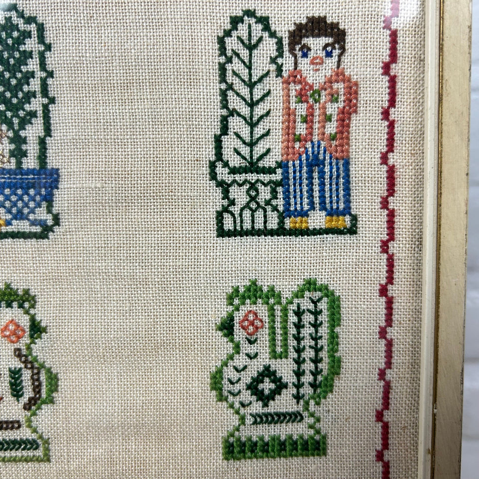 Embroidery - Cottonwork - Framed