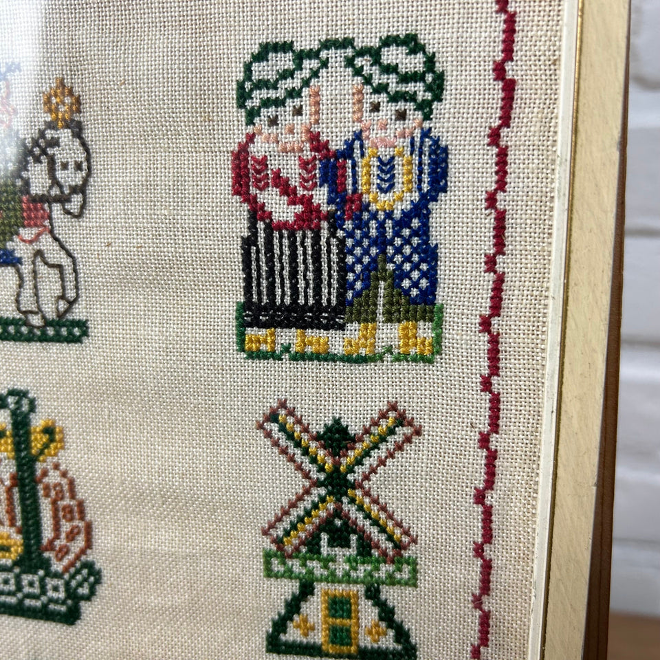 Embroidery - Cottonwork - Framed