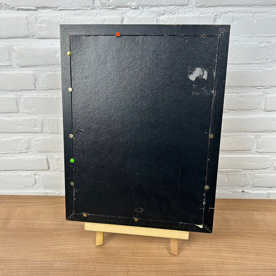 Adam & Eve - Christian Embroidery - Cottonwork - Framed