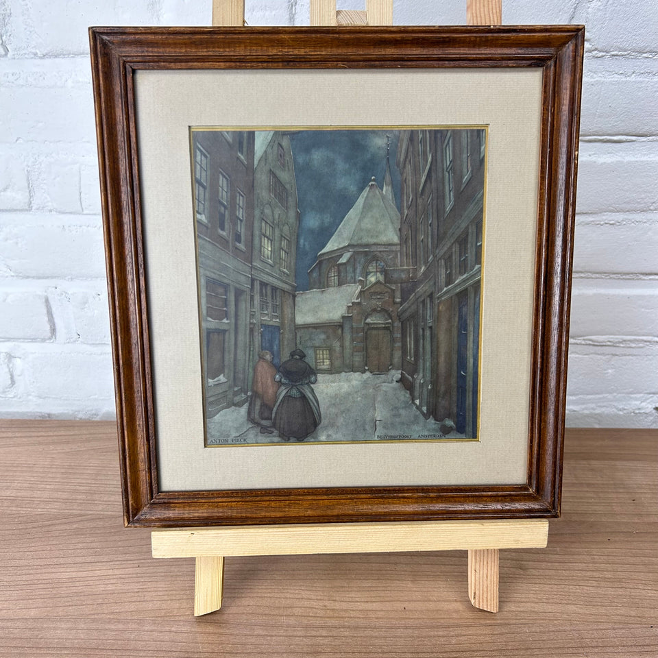 Anton Pieck Print - Begynhofpoort Amsterdam