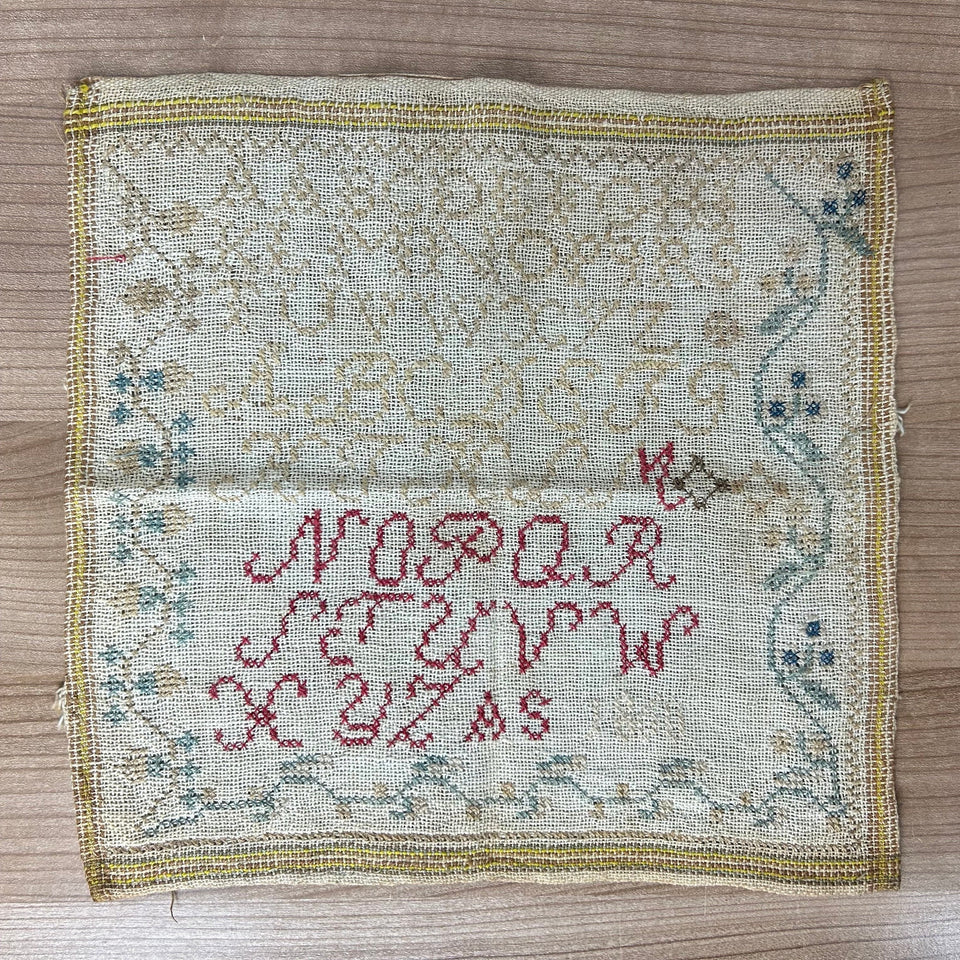 Antique Sampler 1888  - Embroidery - Cottonwork
