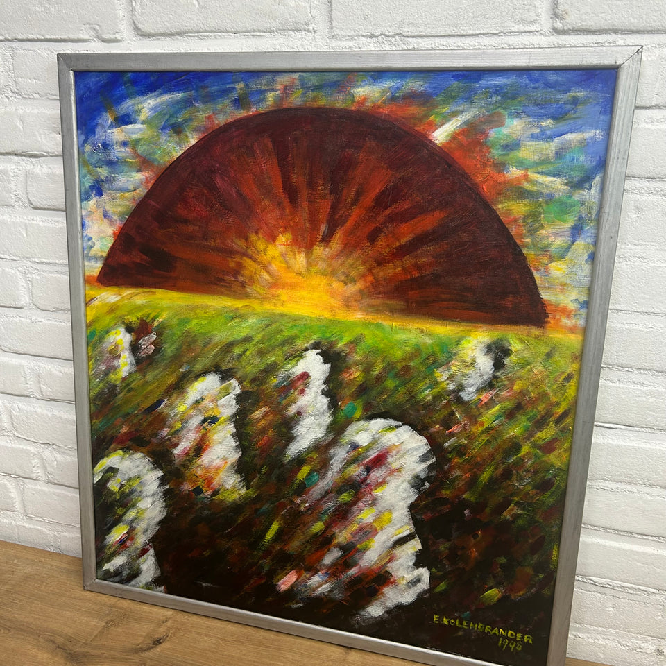 Here comes the sun - Oil painting by E. Kolenbrander