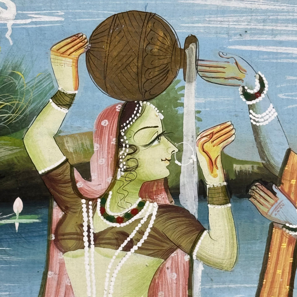 Pichwai Krishna Painting - Indian Art - Handpainted