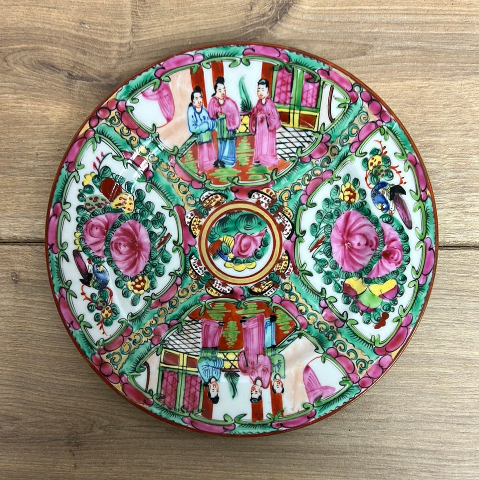 Set of 3 Hand painted Chinese plates