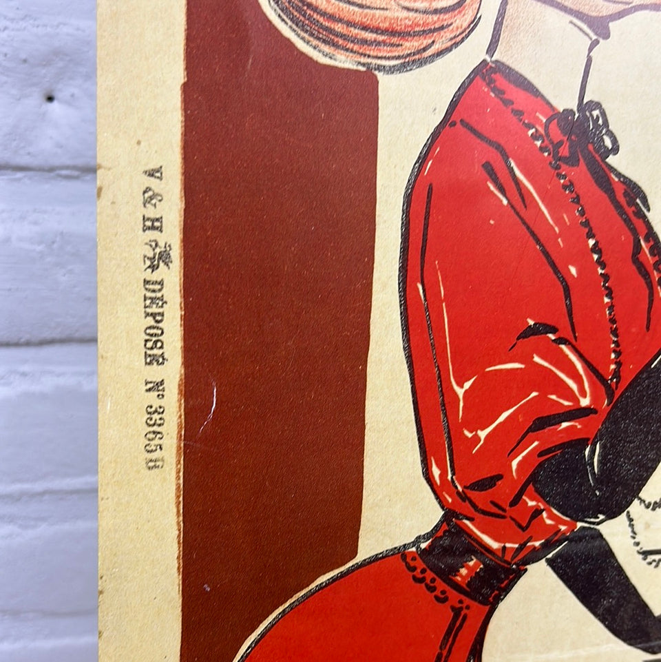 Cinema Parisien Amsterdam Antique advertisement reproduction