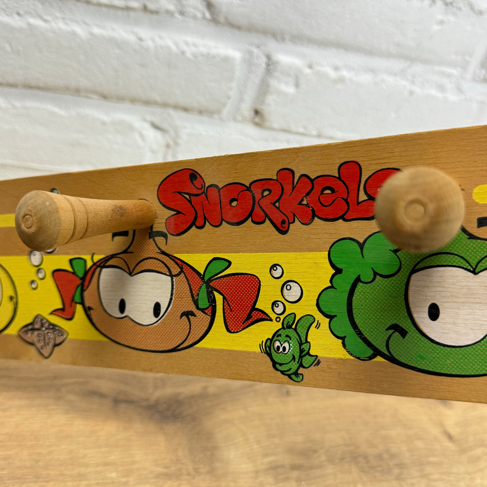 Snorkels - Snorks - Vintage Children’s room coat rack