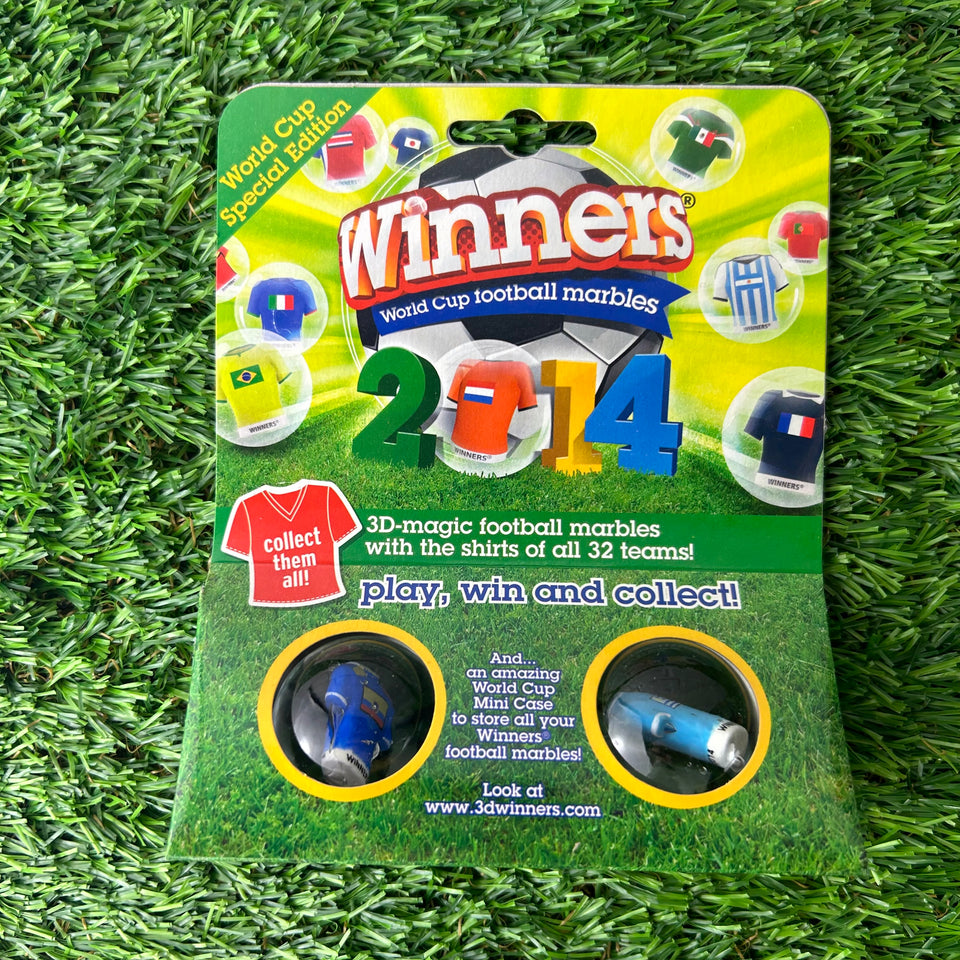 48 World Cup Football Marbles - Original box unopened Winners Mysterybox