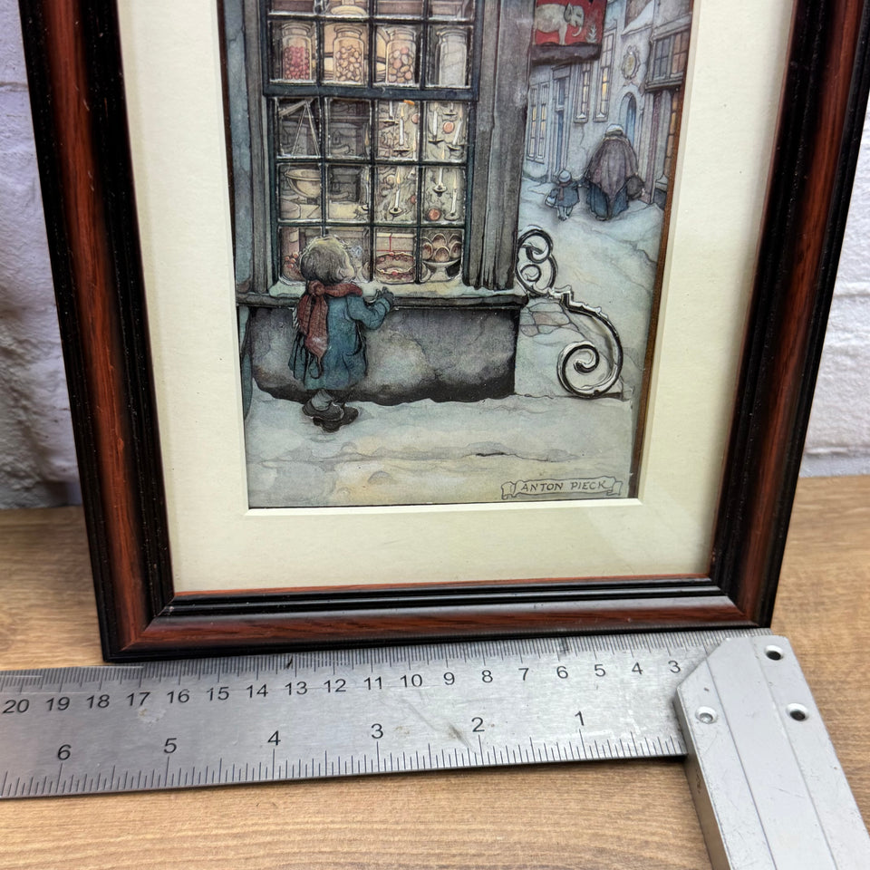 4 Pieck Diorama’s set- Anton Pieck Print, 3D multiple layers depth custom object.