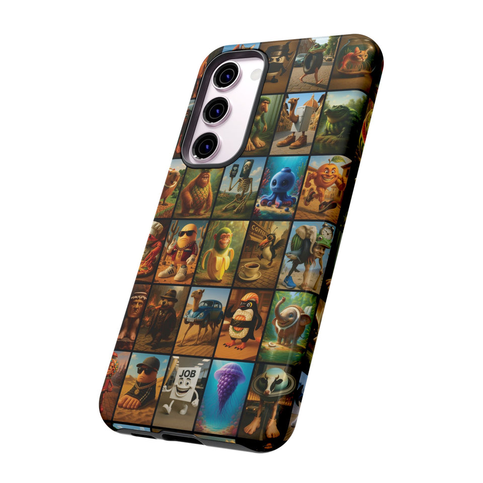 Brain Rot Collage Smartphone Case - All the Italian Brainrot characters
