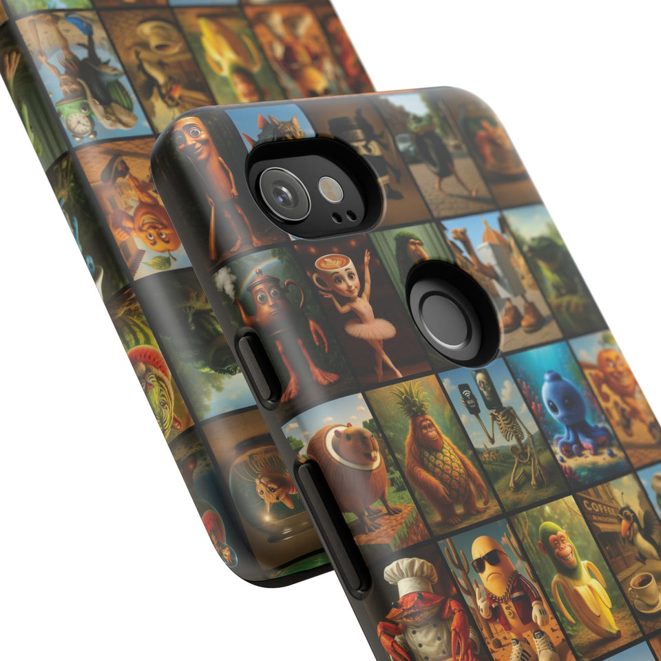 Brain Rot Collage Smartphone Case - All the Italian Brainrot characters