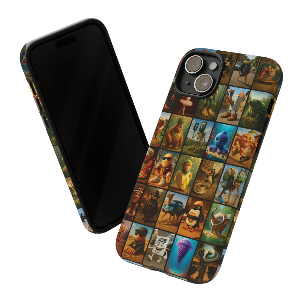 Brain Rot Collage Smartphone Case - All the Italian Brainrot characters