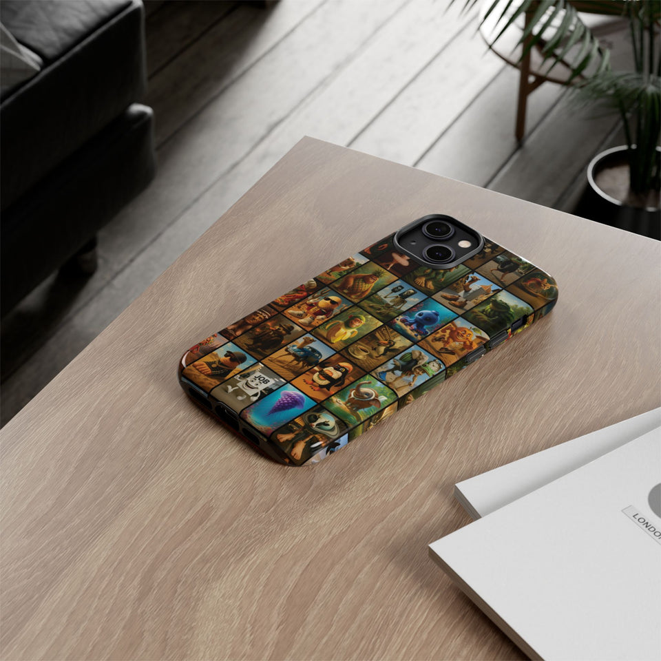 Brain Rot Collage Smartphone Case - All the Italian Brainrot characters