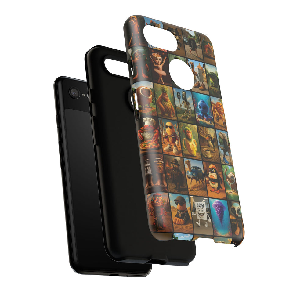 Brain Rot Collage Smartphone Case - All the Italian Brainrot characters