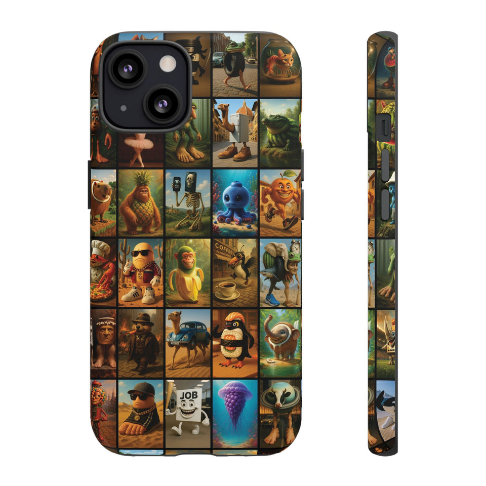Brain Rot Collage Smartphone Case - All the Italian Brainrot characters