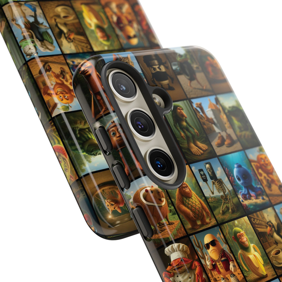 Brain Rot Collage Smartphone Case - All the Italian Brainrot characters