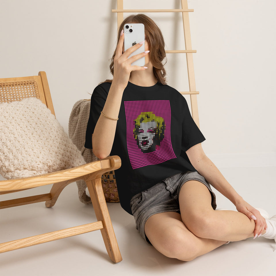Warhol's Marilyn - Dots Art  T-Shirt - Pep-Art Clothing - | Art T-Shirt |