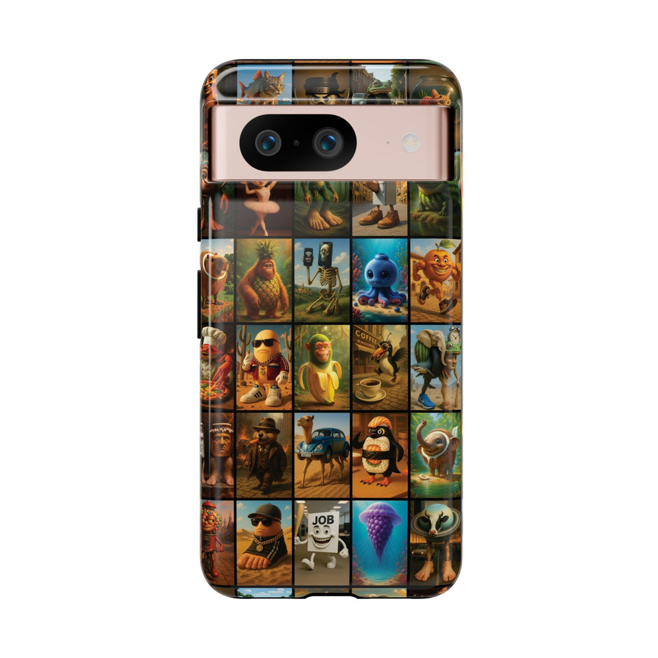 Brain Rot Collage Smartphone Case - All the Italian Brainrot characters