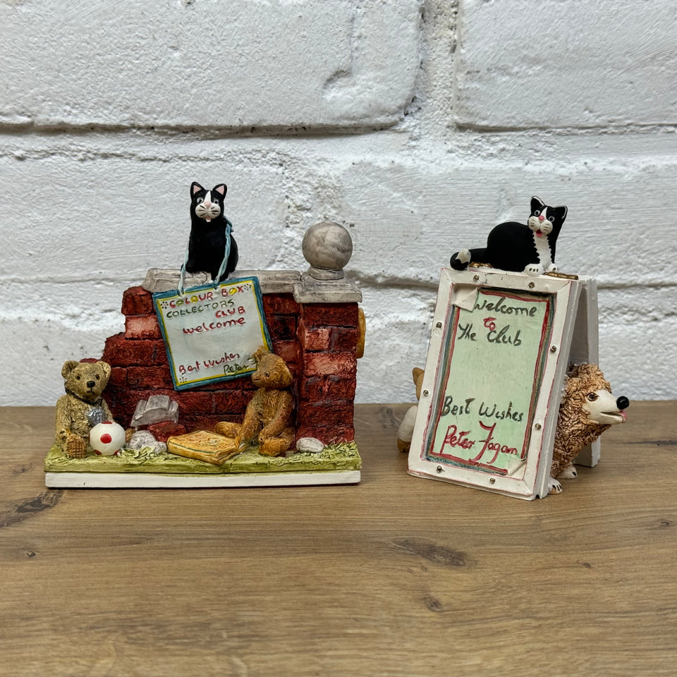 Two miniature Peter Fagan Colourbox figurines