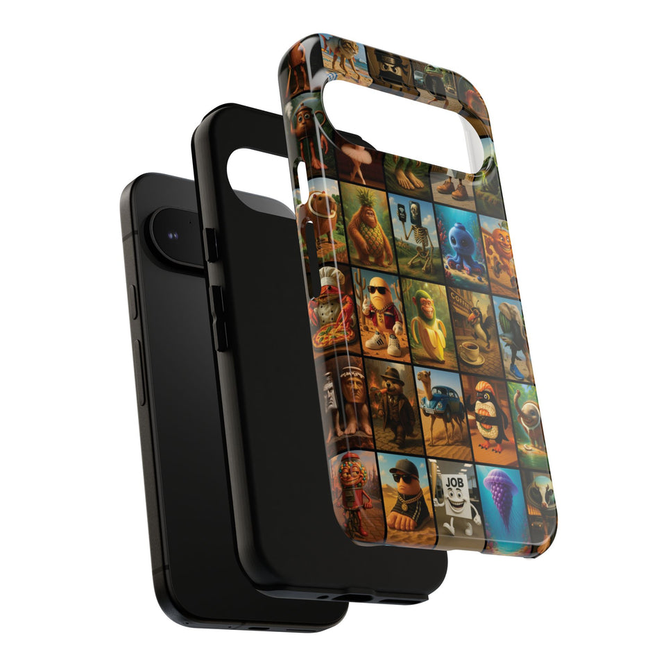 Brain Rot Collage Smartphone Case - All the Italian Brainrot characters