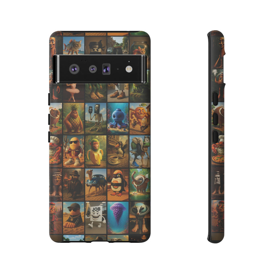 Brain Rot Collage Smartphone Case - All the Italian Brainrot characters