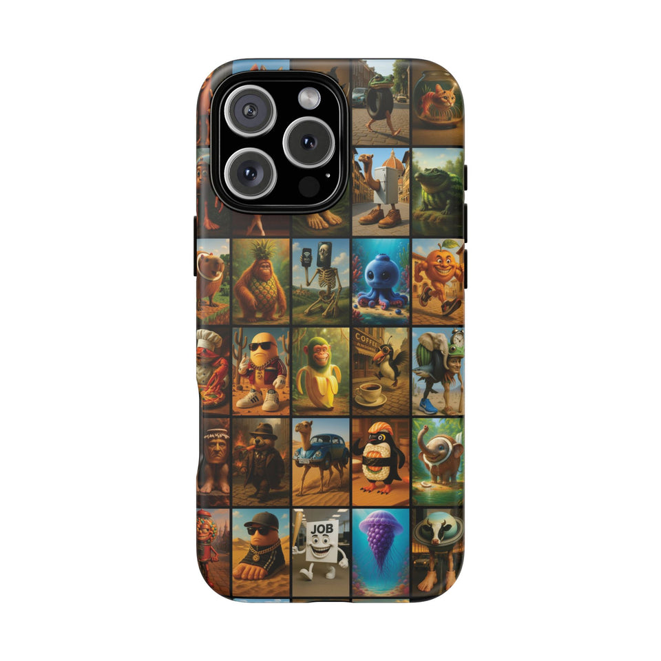 Brain Rot Collage Smartphone Case - All the Italian Brainrot characters