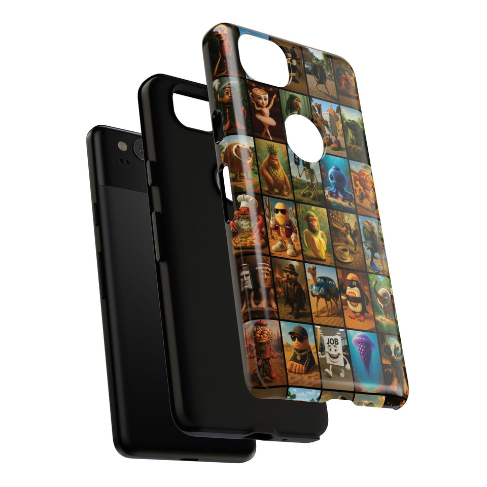 Brain Rot Collage Smartphone Case - All the Italian Brainrot characters