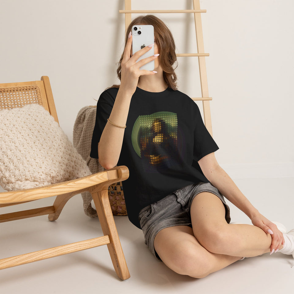 Mona Lisa Dots Art - Abstract -  T-Shirt - PepArt Clothing - | Art T-Shirt |