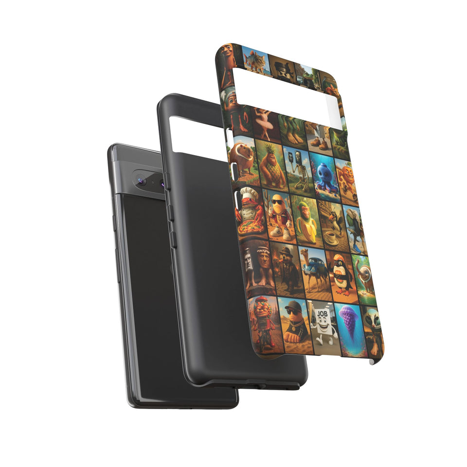 Brain Rot Collage Smartphone Case - All the Italian Brainrot characters