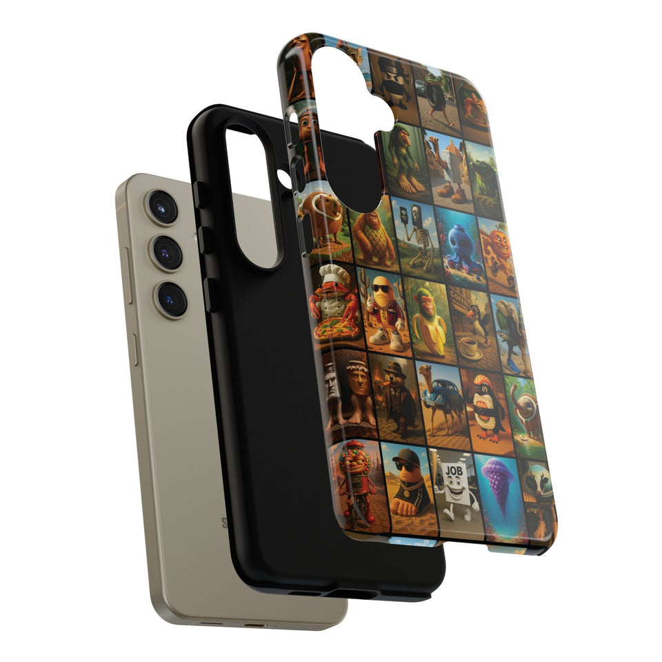 Brain Rot Collage Smartphone Case - All the Italian Brainrot characters