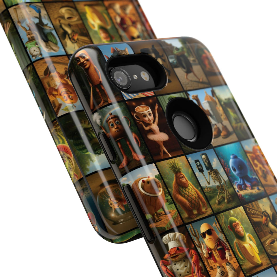 Brain Rot Collage Smartphone Case - All the Italian Brainrot characters