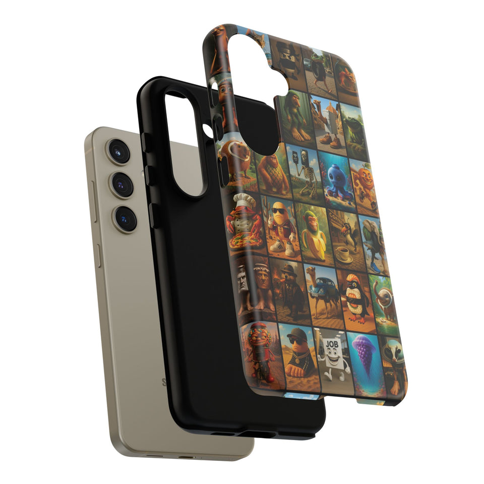 Brain Rot Collage Smartphone Case - All the Italian Brainrot characters