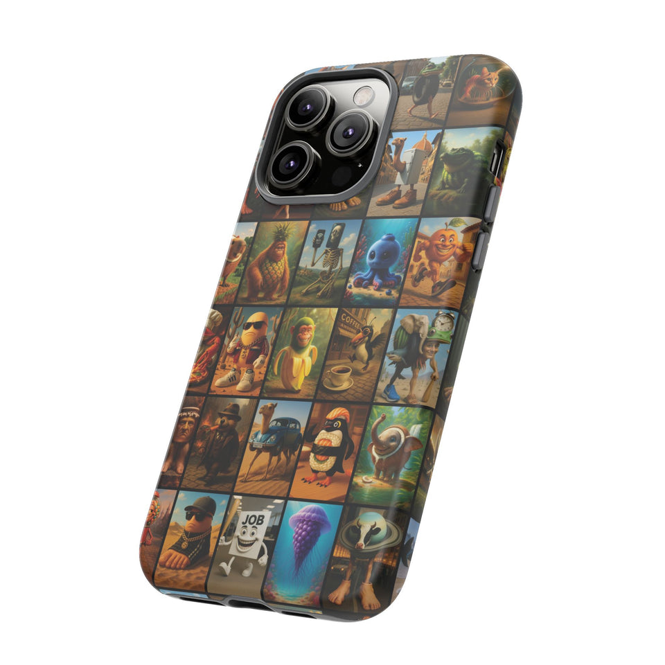 Brain Rot Collage Smartphone Case - All the Italian Brainrot characters