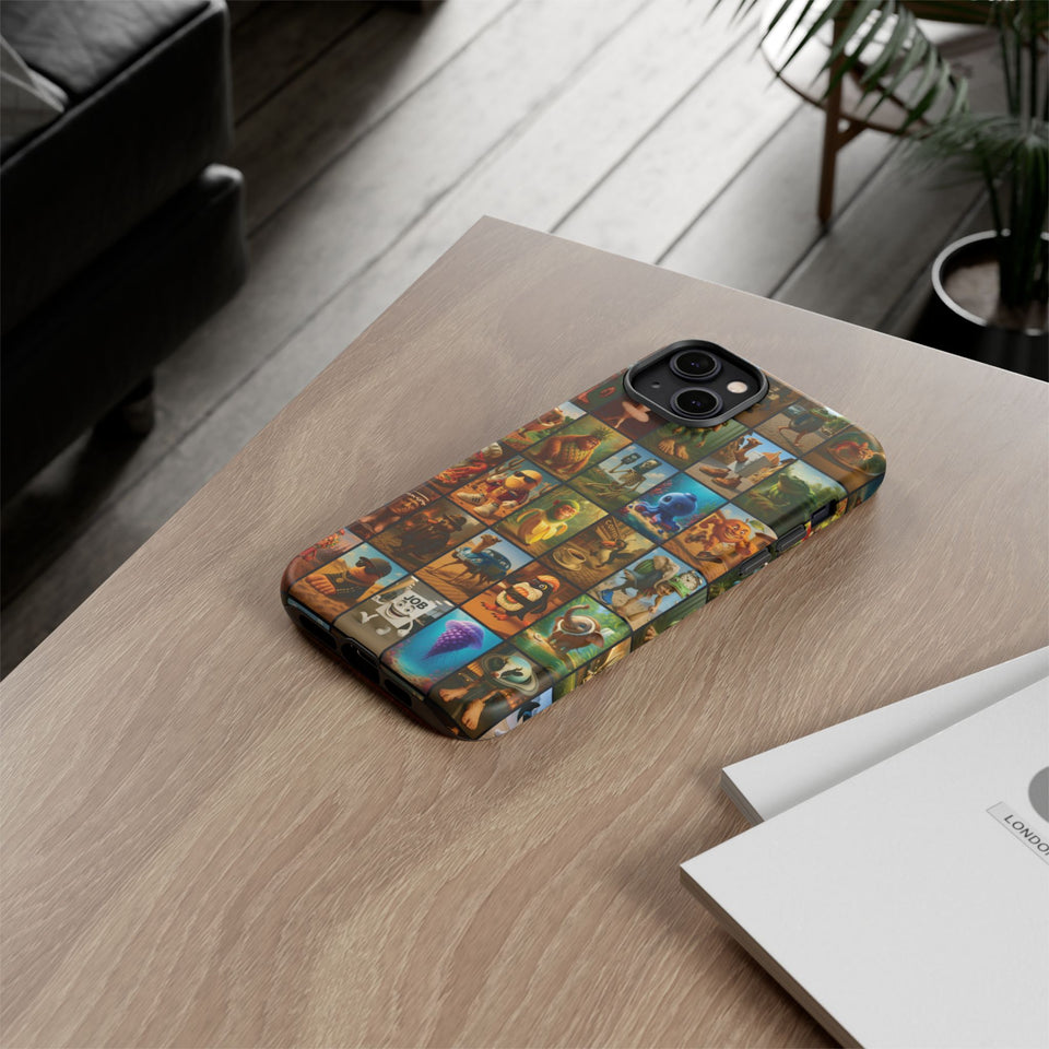 Brain Rot Collage Smartphone Case - All the Italian Brainrot characters