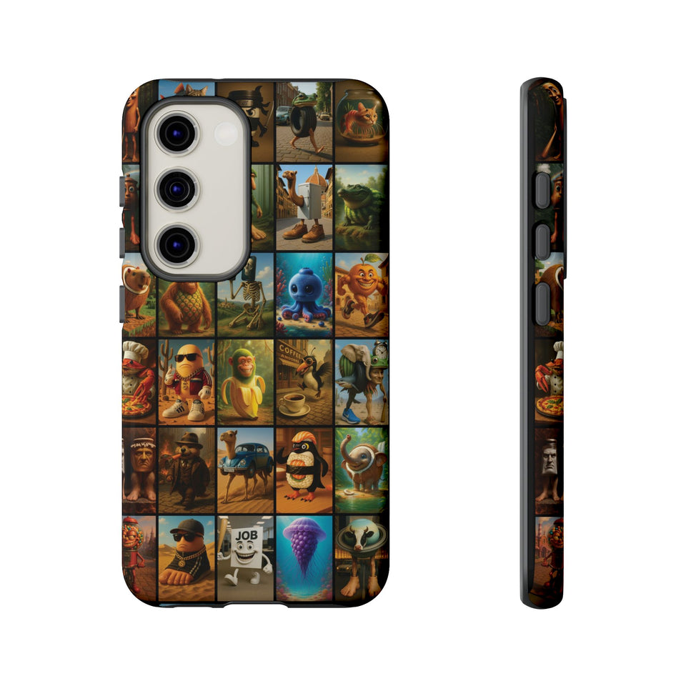 Brain Rot Collage Smartphone Case - All the Italian Brainrot characters
