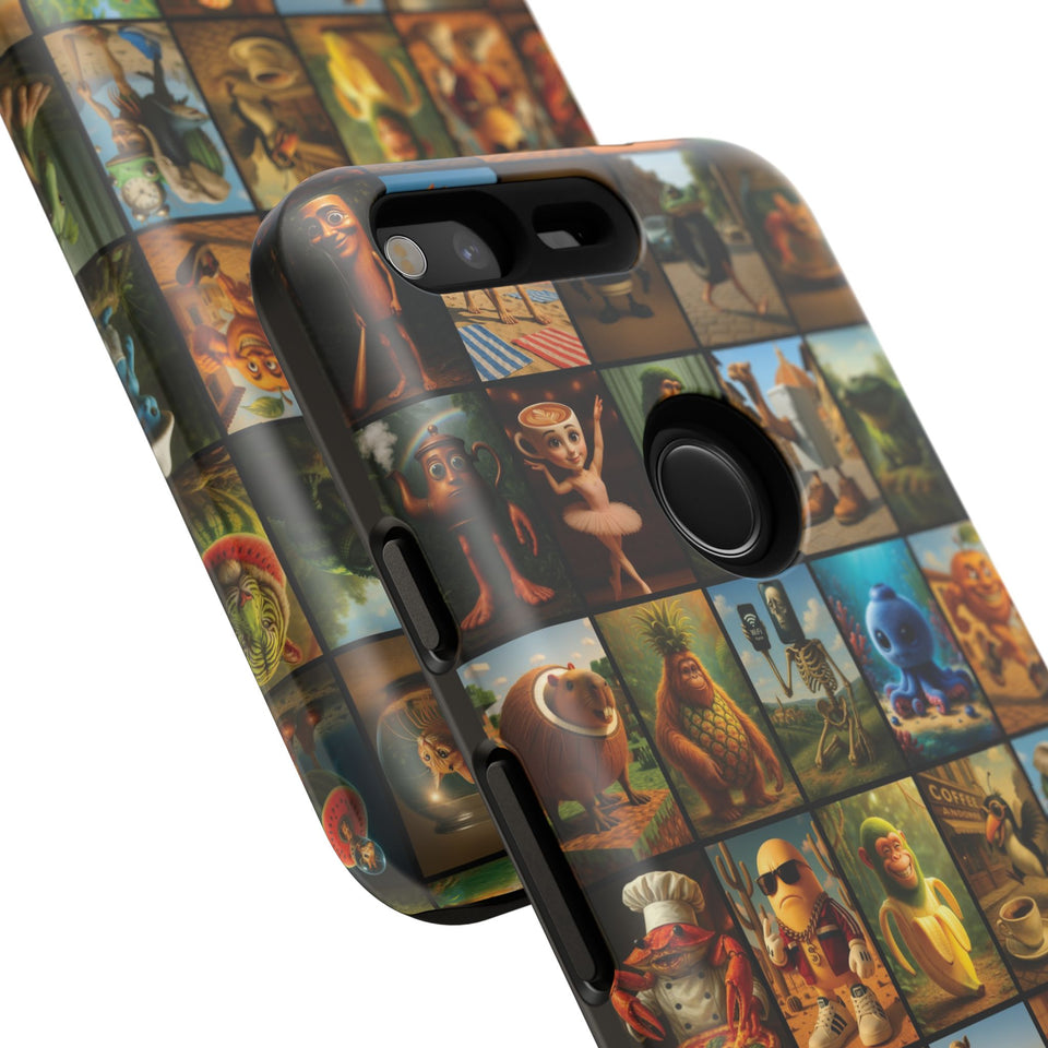 Brain Rot Collage Smartphone Case - All the Italian Brainrot characters