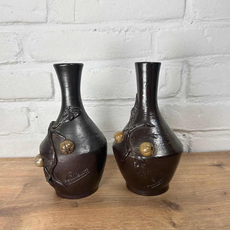 Two Ceramic Bottles Alvados Lisieux