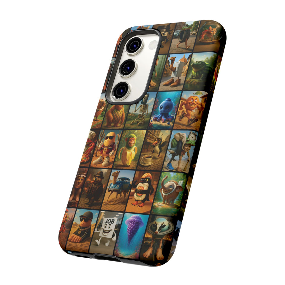 Brain Rot Collage Smartphone Case - All the Italian Brainrot characters