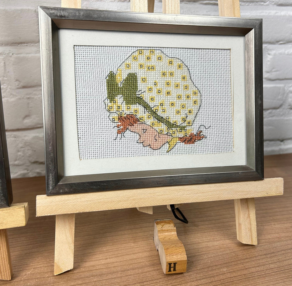 Sarah Kay Embroideries Set of Vintage Embroideries by illustrator Vivien Kubbos
