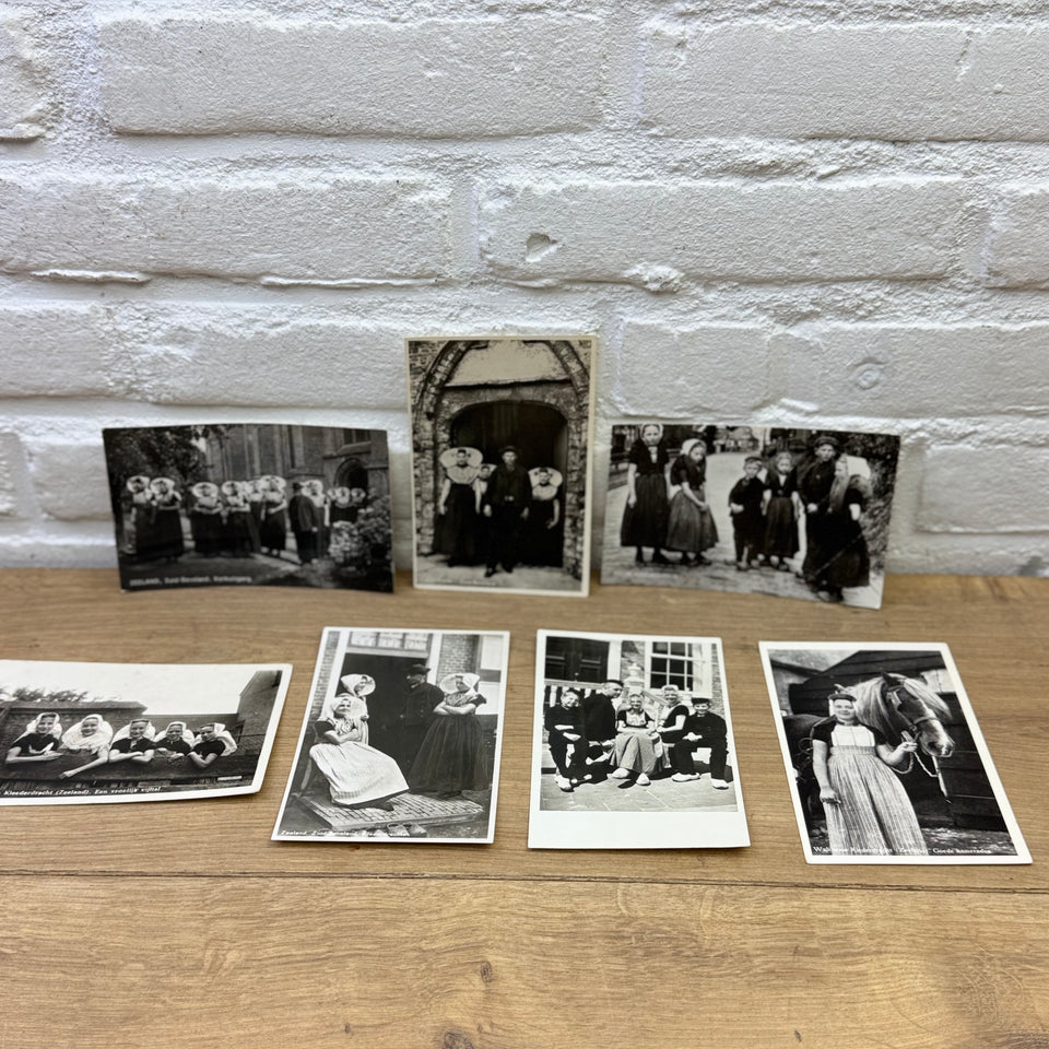 Collection of historical Folklore Holland Costume photocards - High Quality Photo paper a.o. – Holland Traditional Culture Costume Embroideries