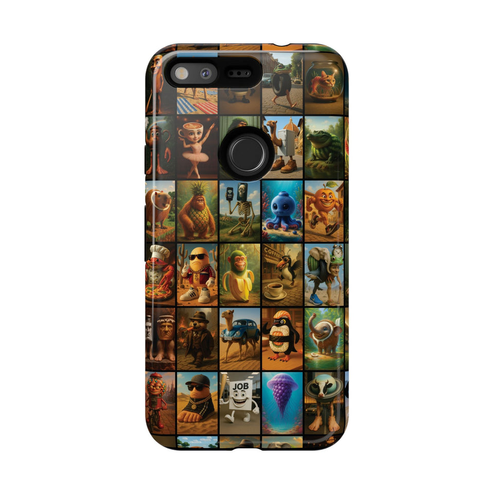 Brain Rot Collage Smartphone Case - All the Italian Brainrot characters