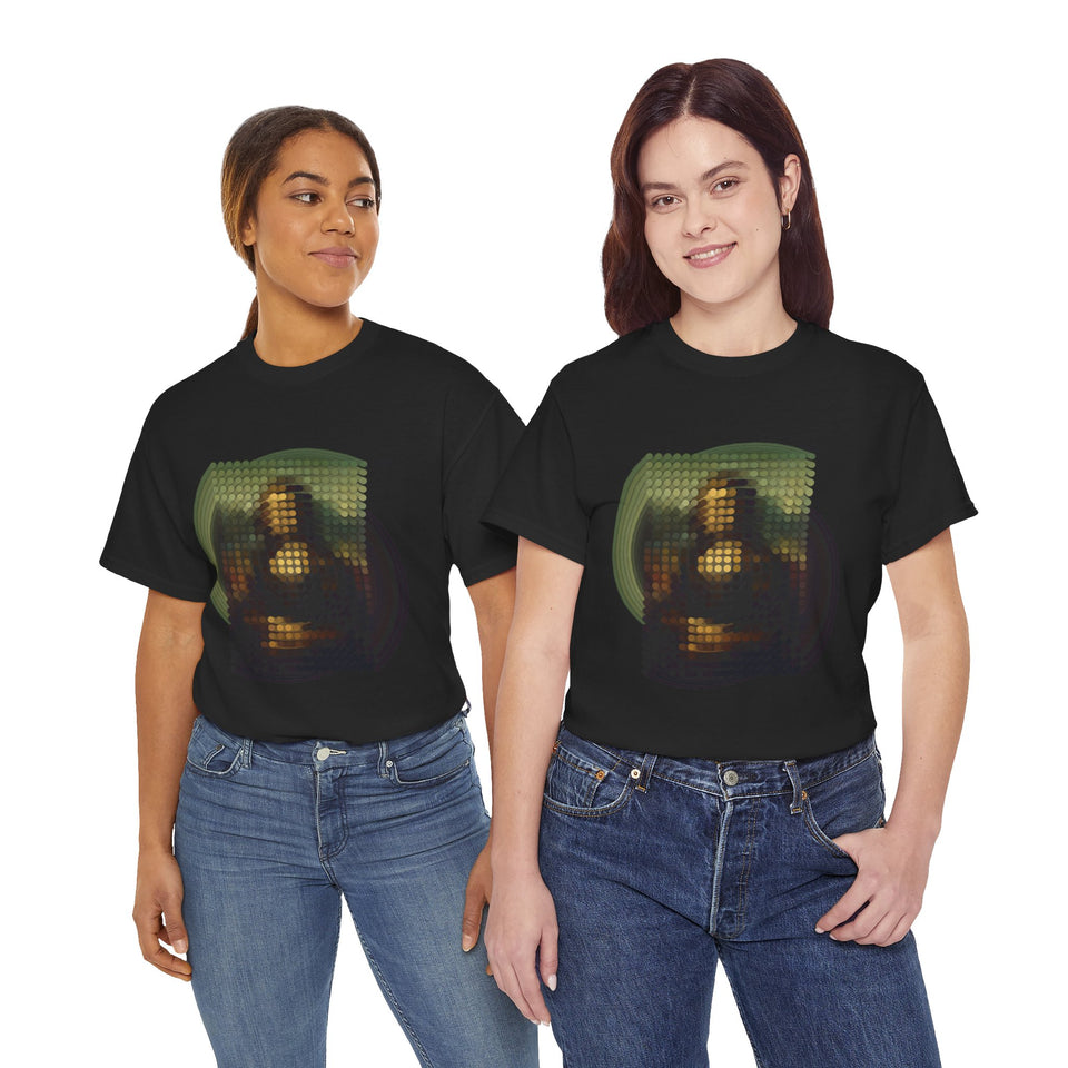 Mona Lisa Dots Art - Abstract -  T-Shirt - PepArt Clothing - | Art T-Shirt |